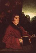 Hans Baldung Grien Portrait of Ambroise ( or Ambrosius ) Volmar Keller oil on canvas